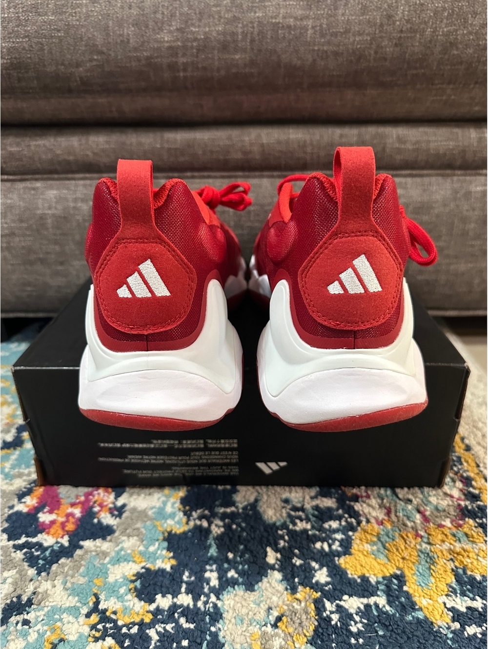 Size 7.5M/8.5 Women - Adidas Impact FLX 2 TF “Team Power Red” - Picture 5 of 5